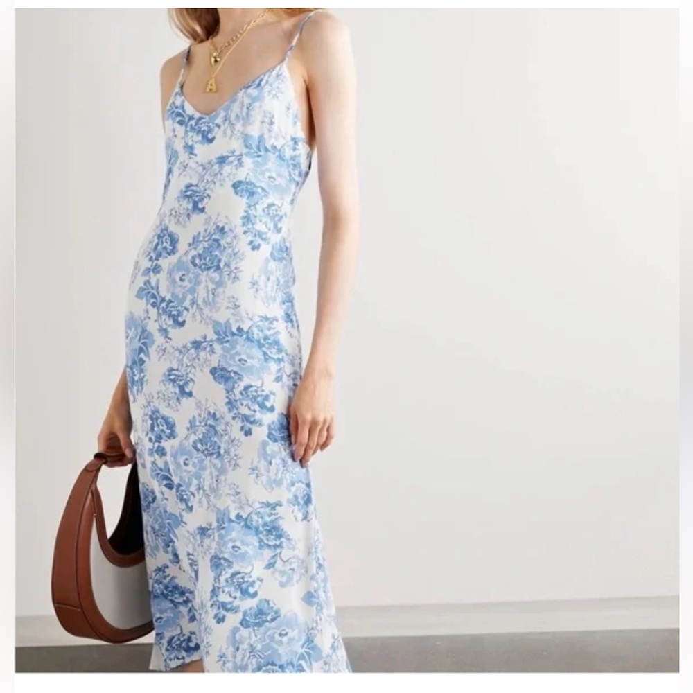Reformation Floral Midi Dress 0